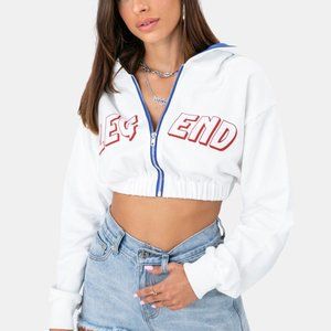 Adika LEGEND Cropped Zipped Hoodie